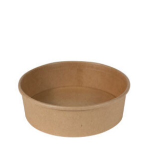 Container Round Heavyboard Kraft (Salad) 16oz | E