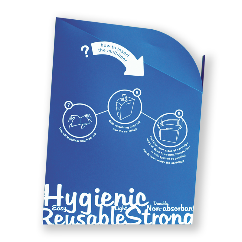 Sanitary Durasan Bin Plastic Insert | H
