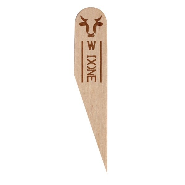 Steak Marker Paddle One Tree Well Done | B