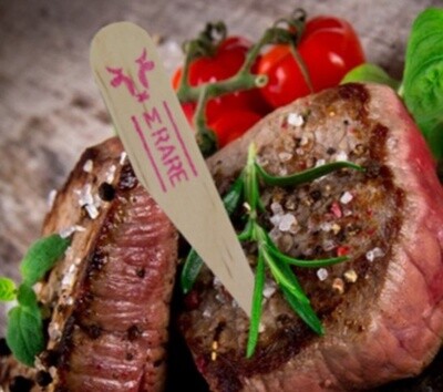 Steak Marker Paddle One Tree Medium Rare | B