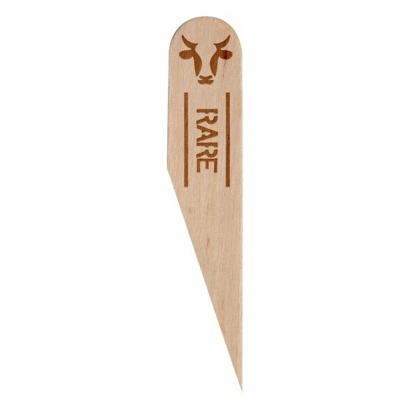 Steak Marker Paddle One Tree Rare | B