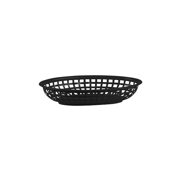 Basket Plastic Oval Black | T
