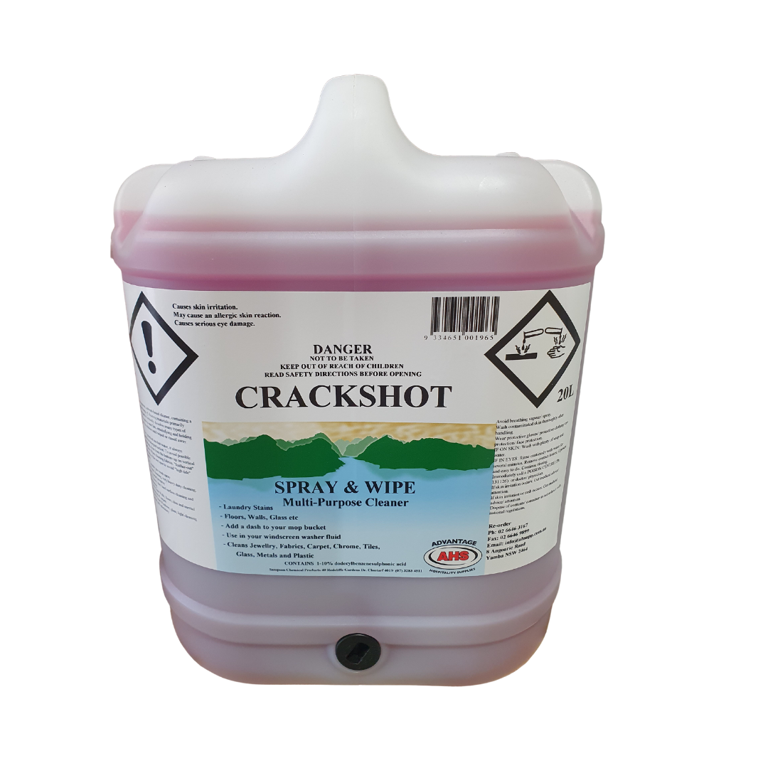 Crackshot Spray & Wipe | AHS / 20L