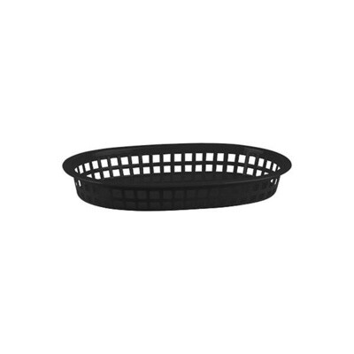 Basket Plastic Bread Rectangle Black | T / Carton (36)