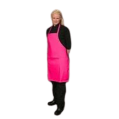 Apron Bib Hot Pink (Without Pocket) | O / Single (1)