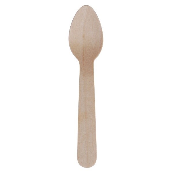 Cutlery Wooden Tea Spoon One Tree B