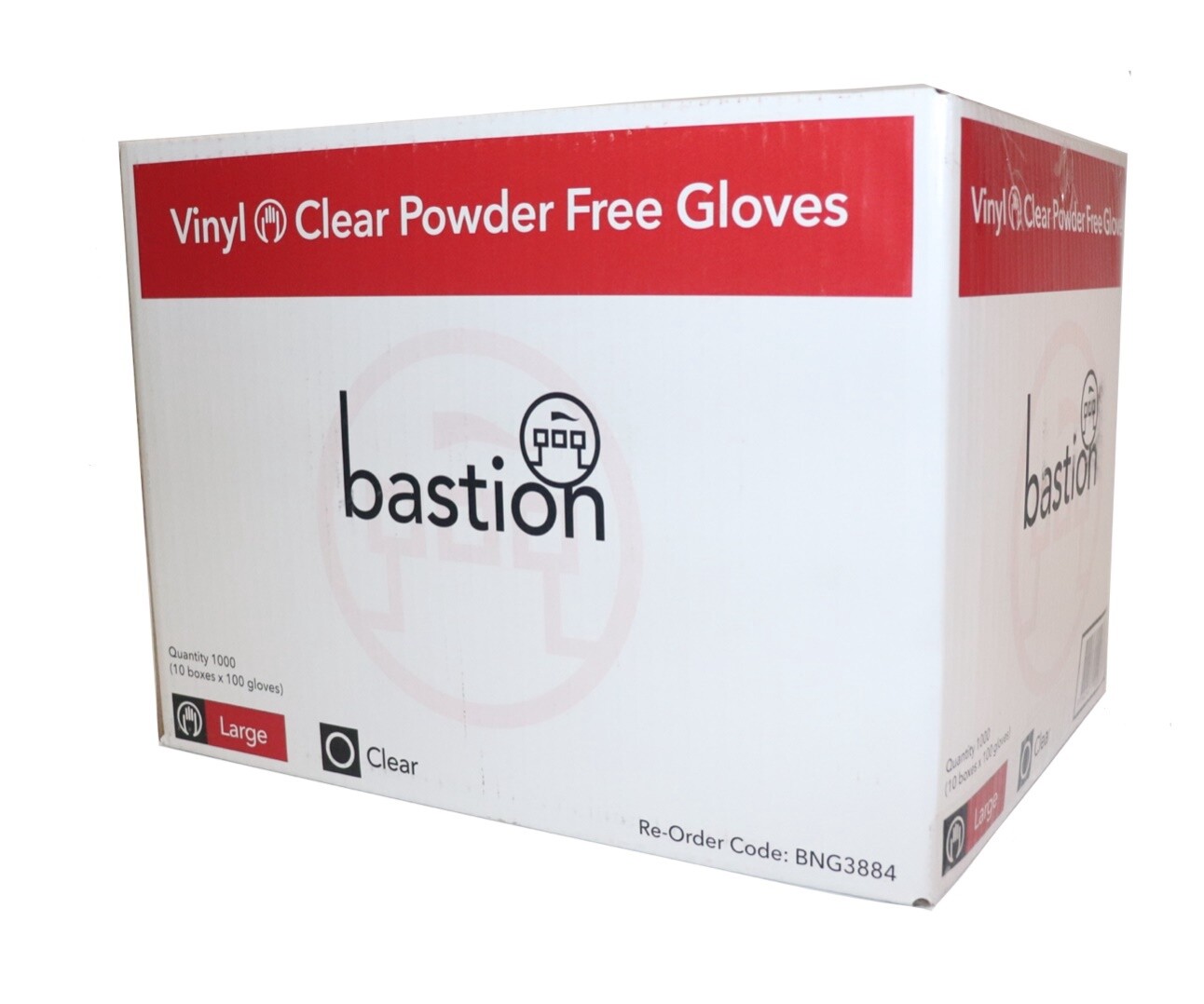 Glove Vinyl Clear Powder Free Large | B