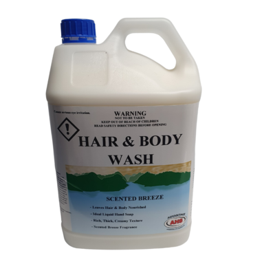 Hair &amp; Body Wash Scented Breeze | AHS / 5L