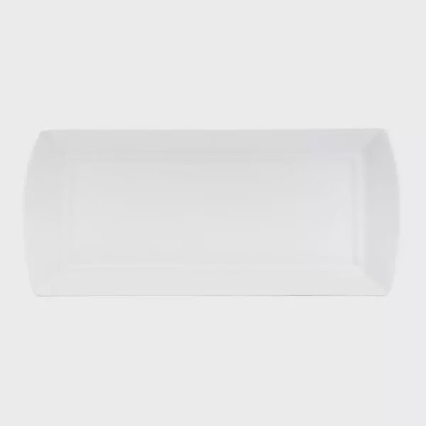 Platter Porcelain Sandwich 390x170mm White | T