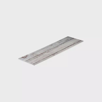 Platter Rectangle Melamine 530x160 Whitewash | T
