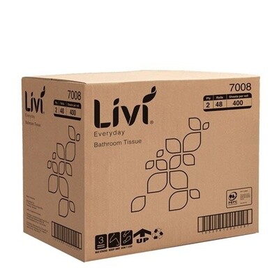 Toilet Paper 2ply Basic | E / Carton (48)