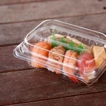 Container Plastic Fresh View Salad Small | E