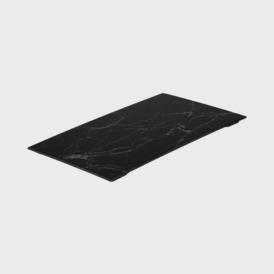 Platter Rectangle Melamine 530x325mm Black Marble | T