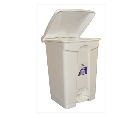 Bin With Step Peddle 68L White | E