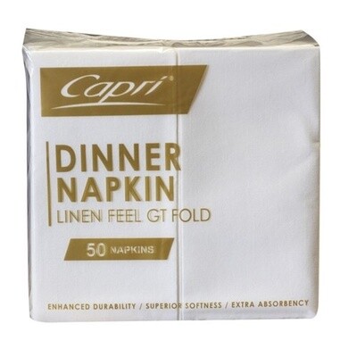 Napkin Dinner 2ply Linen Feel GT | E / Carton (250)