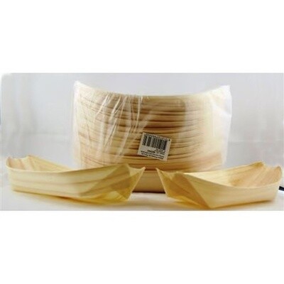 Food Tray Wooden Boat 20cm | E