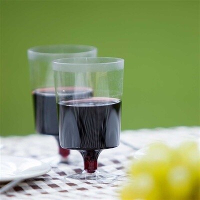 Cup Plastic Wine Goblet 170ml | E