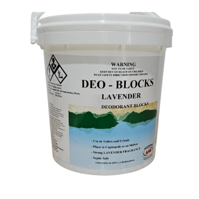 Deo-Blocks Urinal Blocks Lavendar | AHS / 4kg
