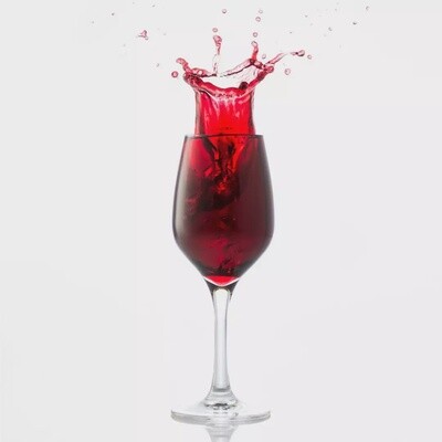 Polycarbonate Vino Rosso (400ml - Pour Line 150ml) | T