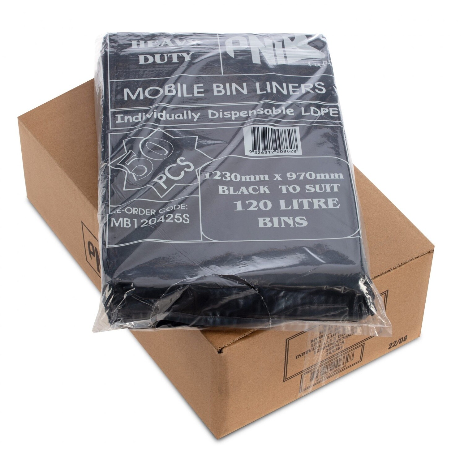 Garbage Bag 120L LDPE HD (25um) | P