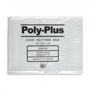 Bag Plastic 24x18&quot; (300x255mm) Poly Plus (50um) | P