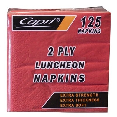 Napkin Lunch 2ply Red | E