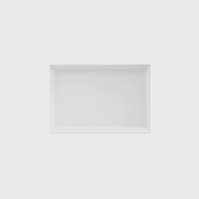 Platter Rectangle Melamine 350x240mm White | T
