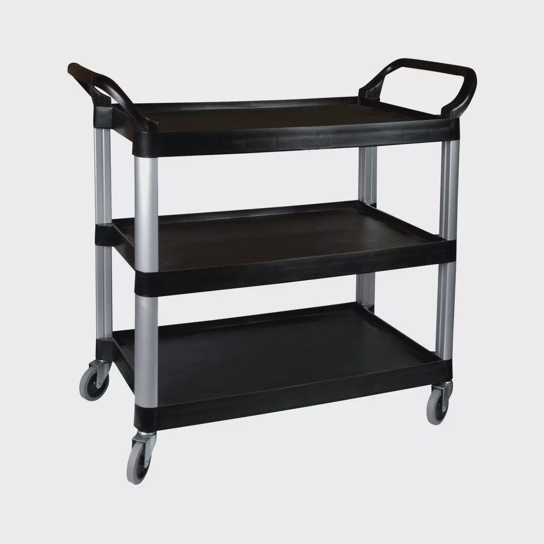 Trolley Black Plastic Utility