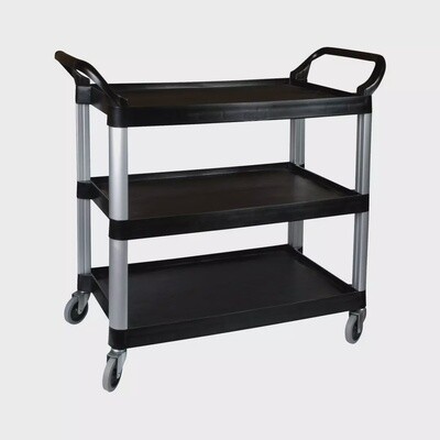 Trolley Black Plastic Utility