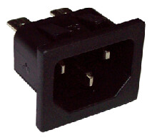 Vacuum Power Inlet C14 Male | C