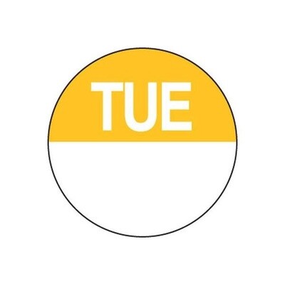 Food Label Days Dots (24mm) Permanent | F / Pack (1,000)