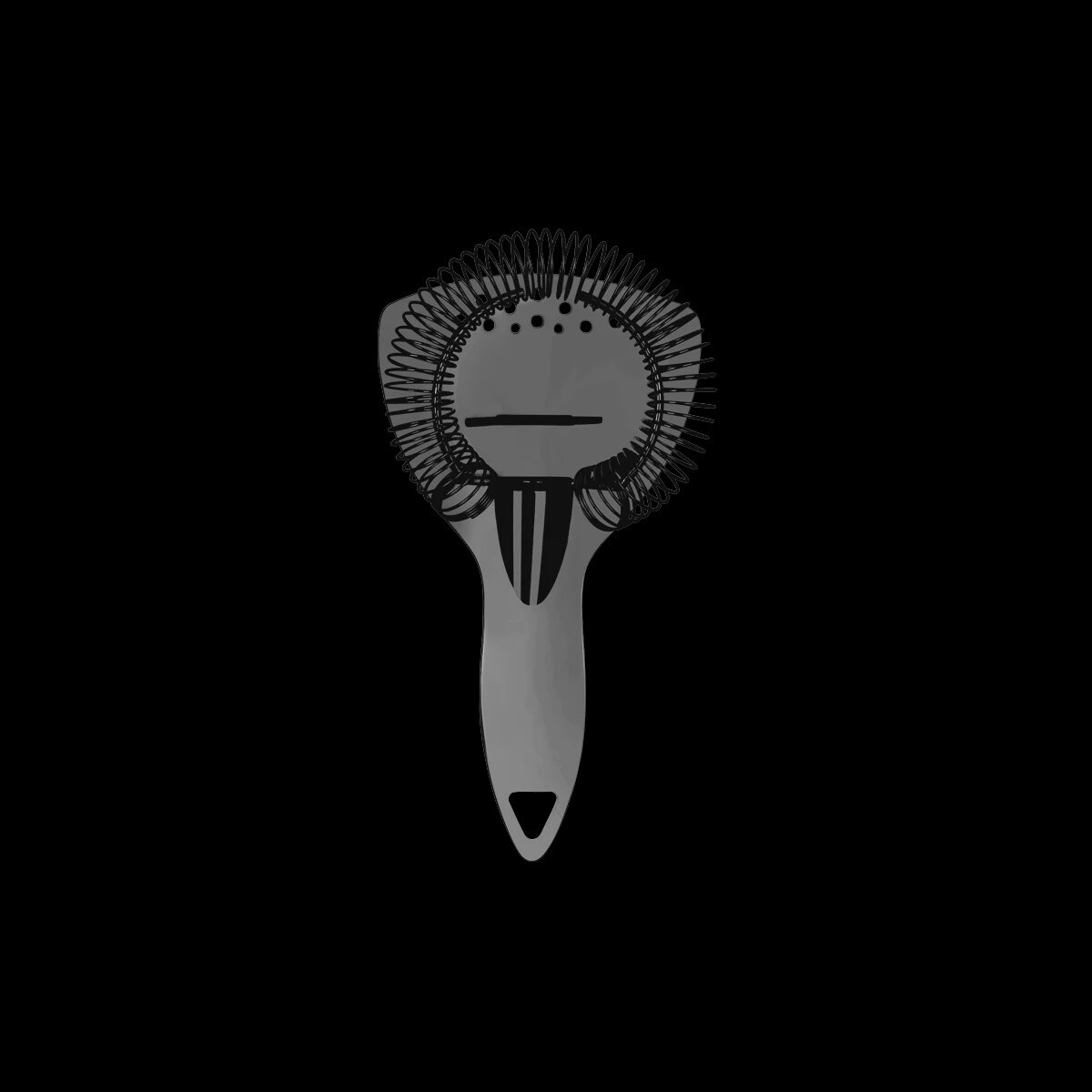 Cocktail Strainer Luxury Gunmetal | TO