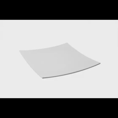 Platter Melamine Curved Square 300x300mm White | T