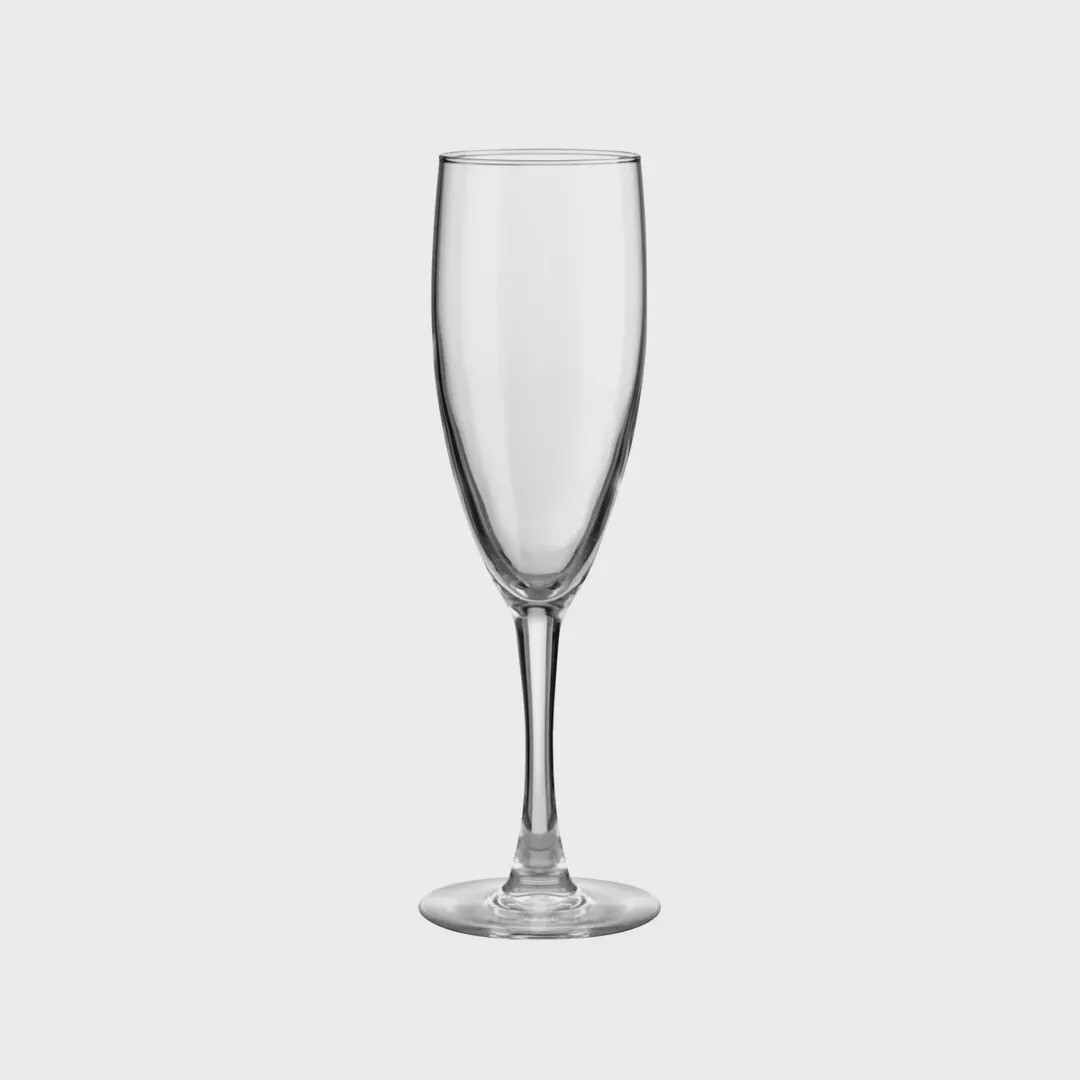 Glass Vicrila Merlot Champagne Flute - Tempered (150ml) | T / Carton (12)