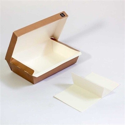 Container Rectangle NeverLeak XSmall (350ml) Dividers | E