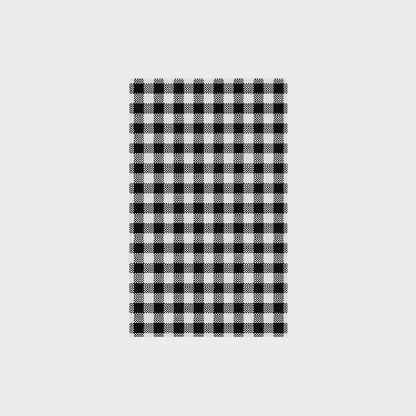 Paper Greaseproof Gingham Black (190x310mm) | T