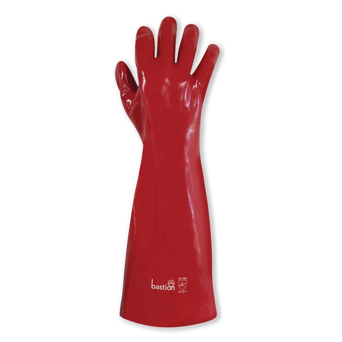 Glove PVC Red Chemical Resistant (X Large) 45cm | B