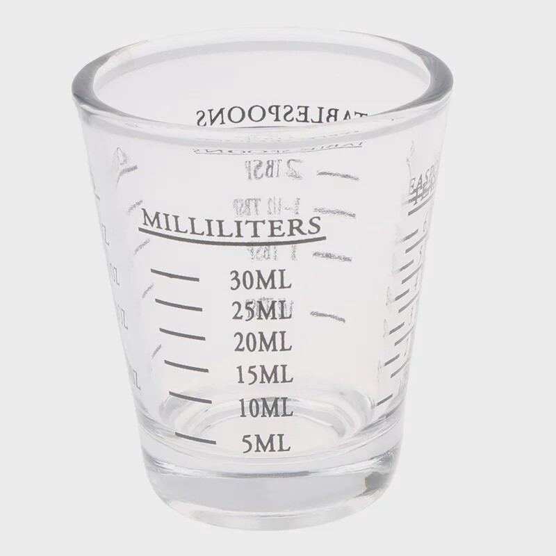 Measuring Cup Glass Multi Measure (30mls) | C