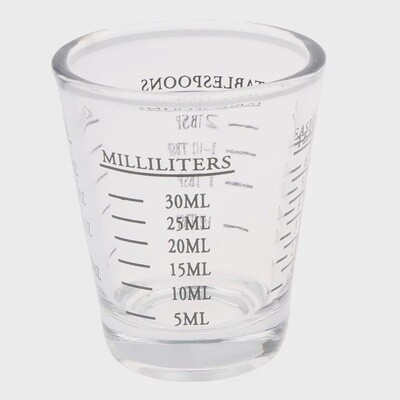 Measuring Cup Glass Multi Measure (30mls) | C