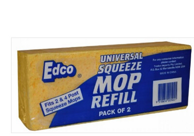 Mop Universal Squeeze Refill (2 Pack) | E