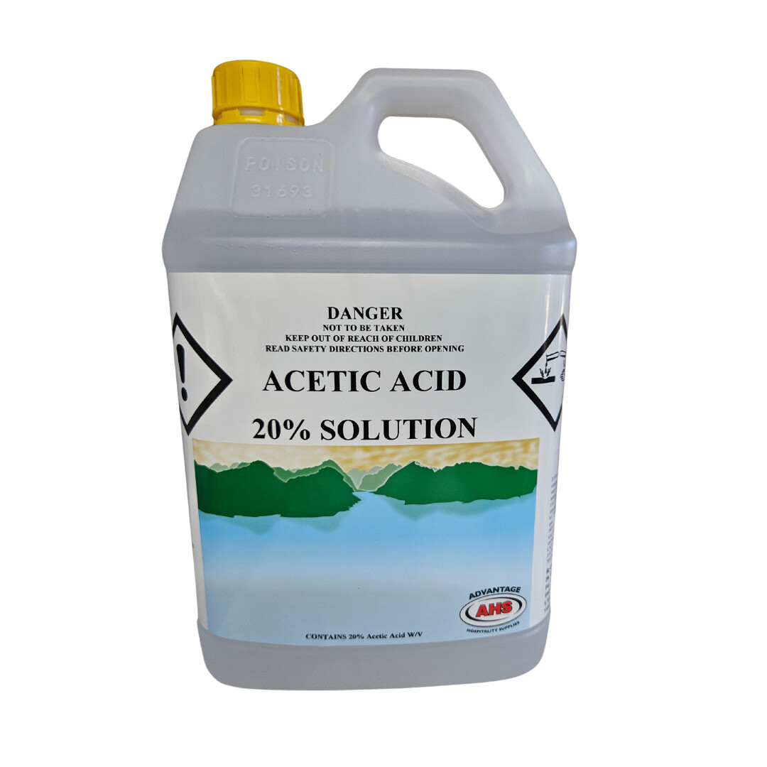 Cleaning Vinegar (Acetic Acid) 20% | AHS / 5L