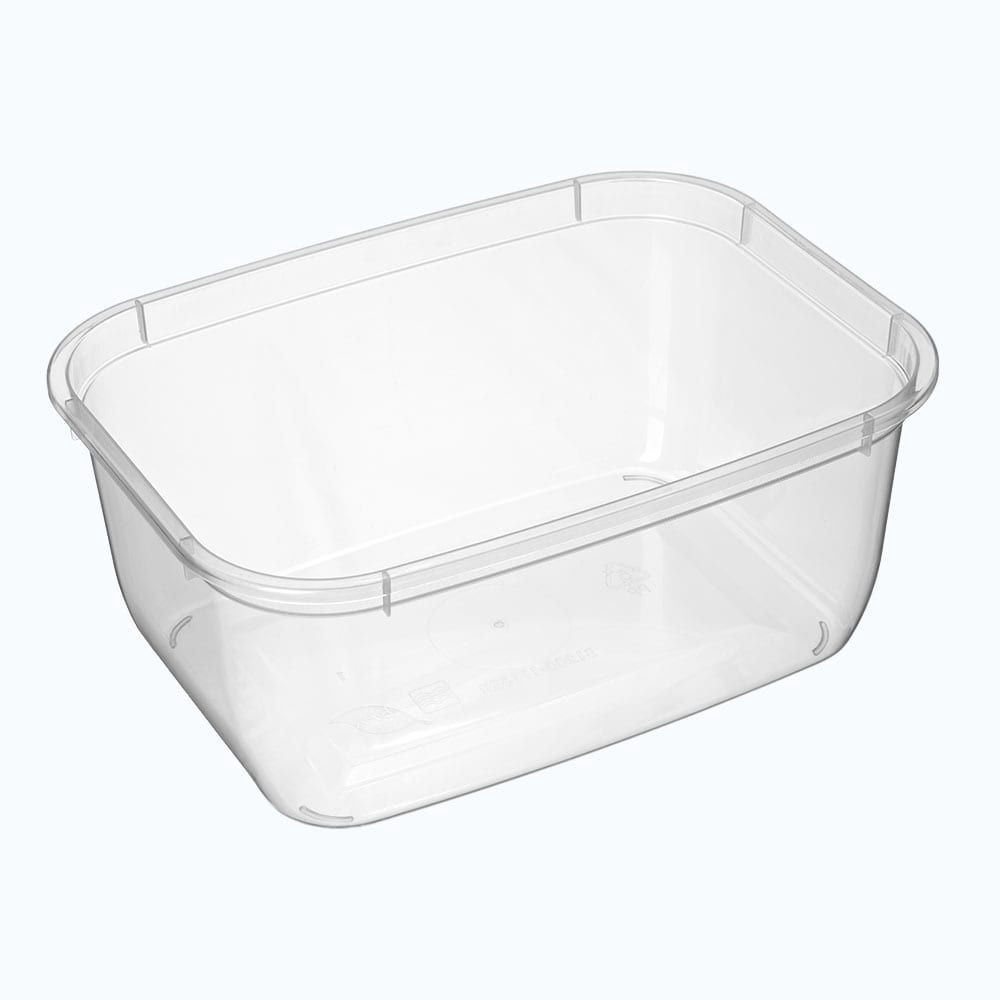 Container Food Storage Rectangle 1.2L | B / Pack (5)