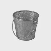 Cutlery Caddy Brooklyn Mini Pail Galvanised (Large) | T