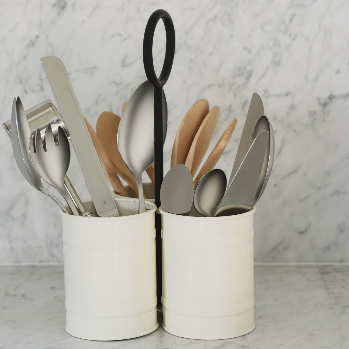 Cutlery Caddy Creme 3 Compartment (240x200mm) | TO / Carton (6)