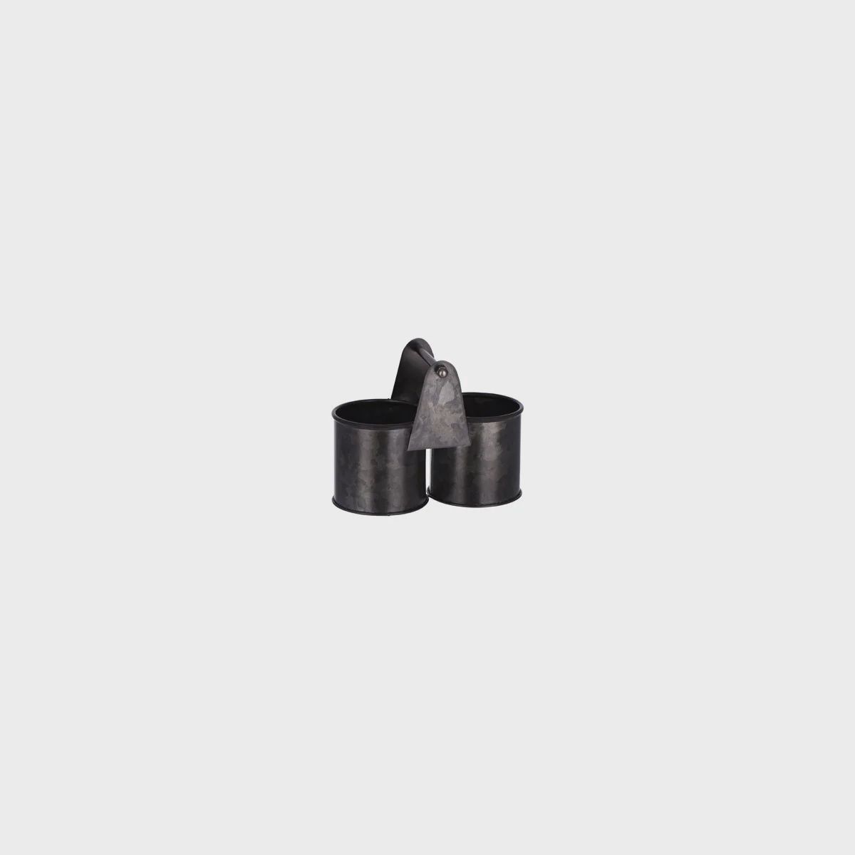 Cutlery Caddy Black Dual Pot (170x170) | TO