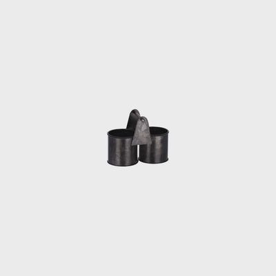 Cutlery Caddy Black Dual Pot (170x170) | TO