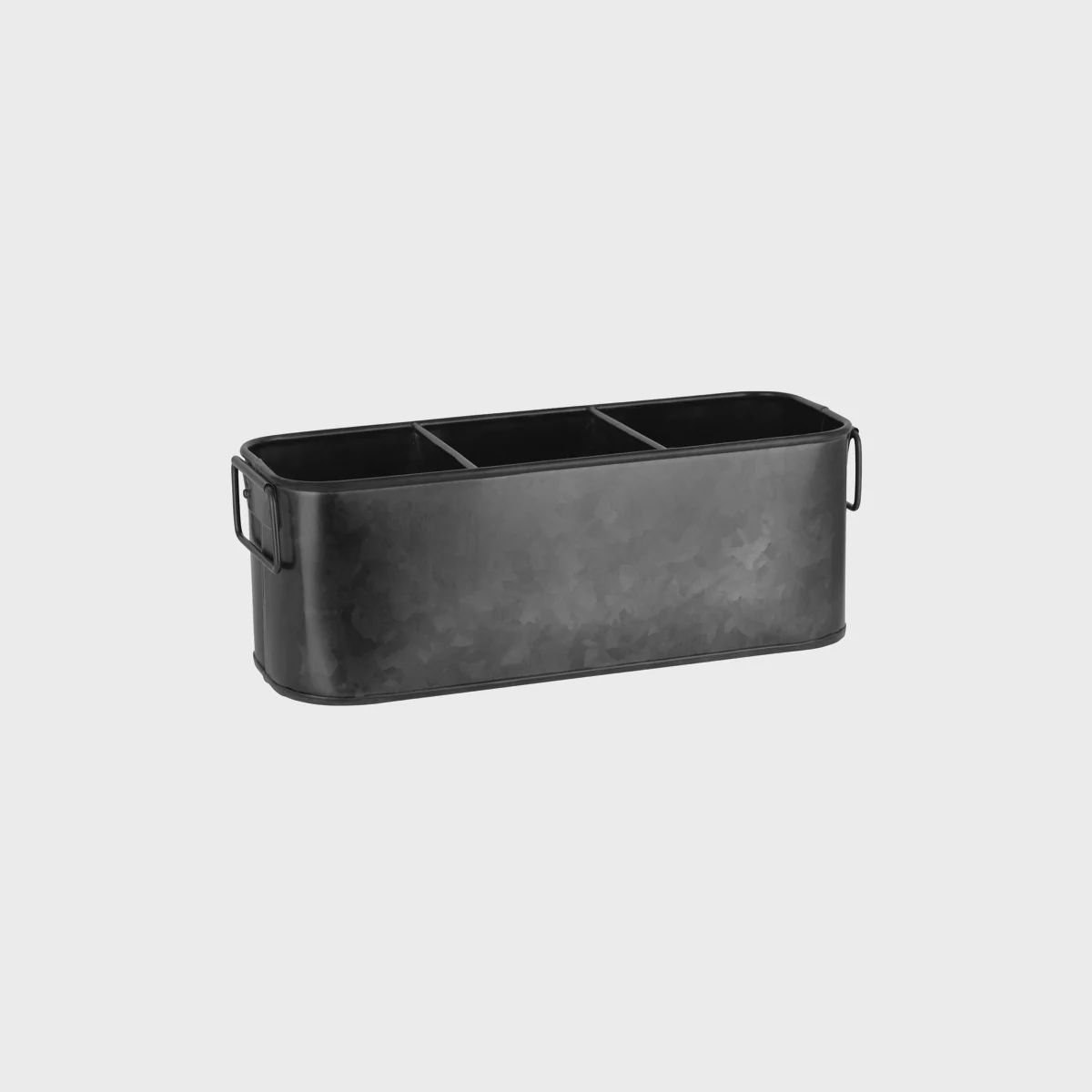 Cutlery Caddy Black 3 Compartment (270x100) | TO