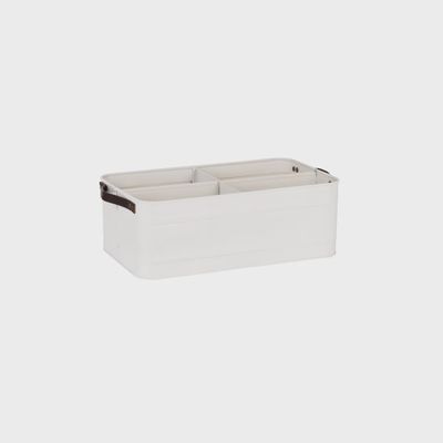 Cutlery Caddy Creme 4 Compartment (370x215mm) | TO / Carton (4)