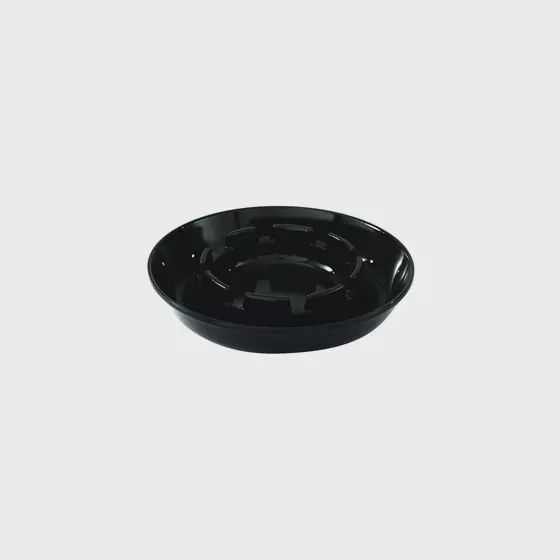 Ashtray Plastic Round Bakelite Black 170mm | T