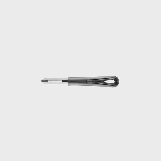 Peeler Fixed Blade Stainless Steel Black Handle | T